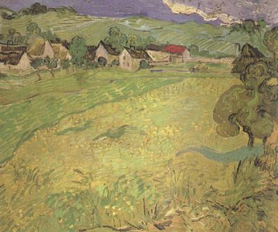 Vincent Van Gogh View of Vesseots near Auvers (nn04) oil painting image